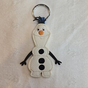 Disney Frozen Broadway Olaf Charming Snowman Keychain Cream and Black